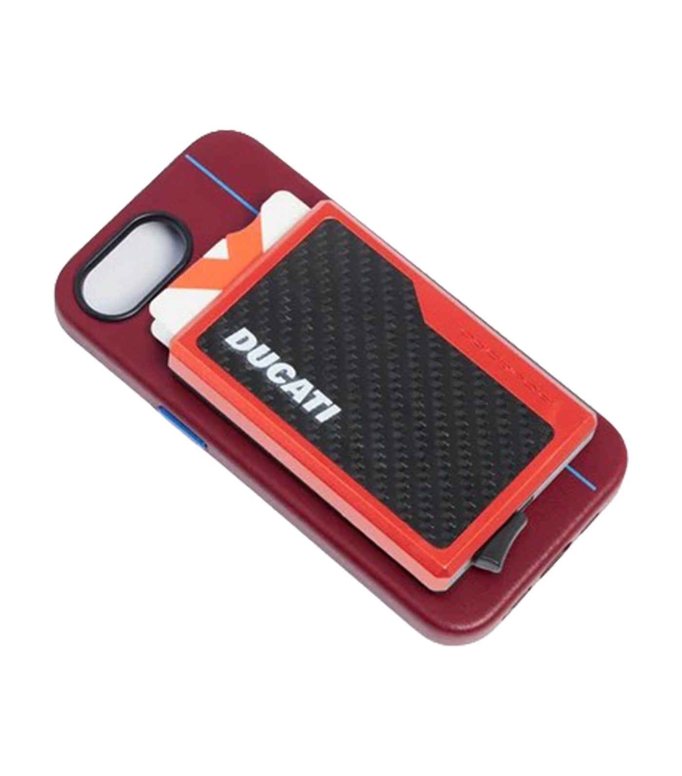 Piquadro x Ducati MagSafe Pop-Up Card Holder Red