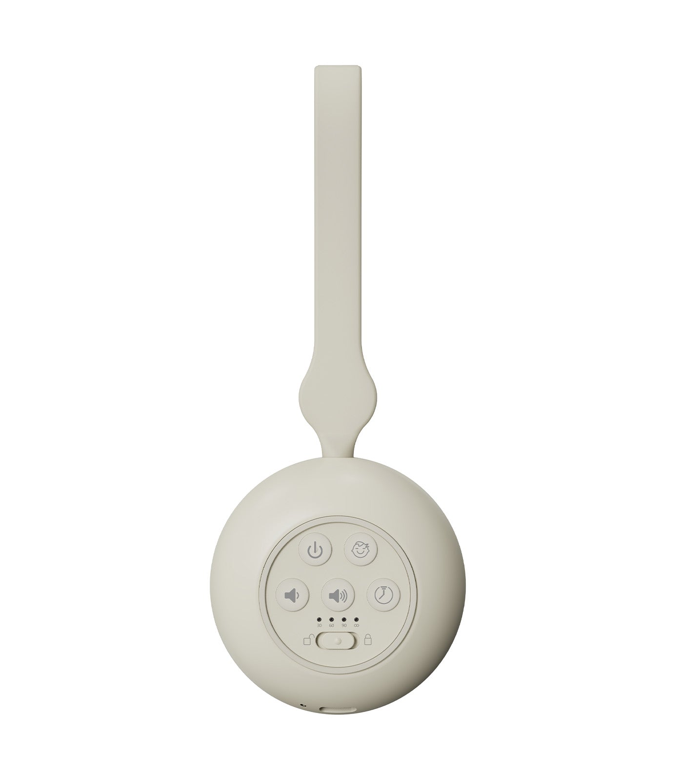 Snooz Go Portable Sound Machine with Night Light Off White