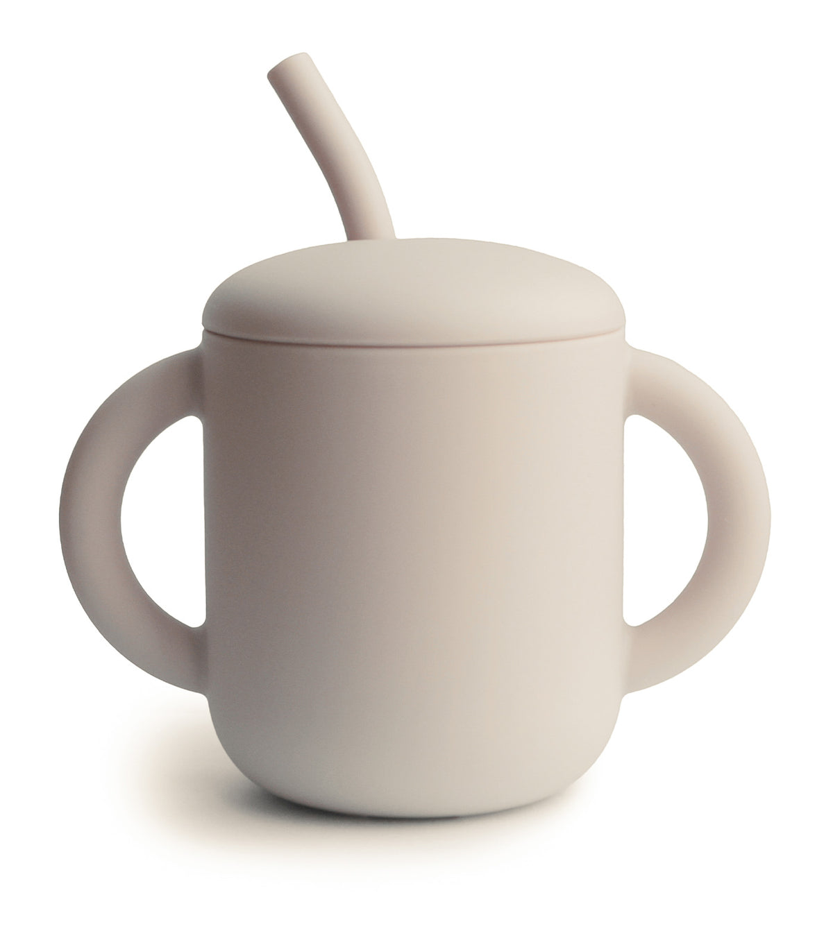 Silicone Training Cup with Straw Shifting Sand