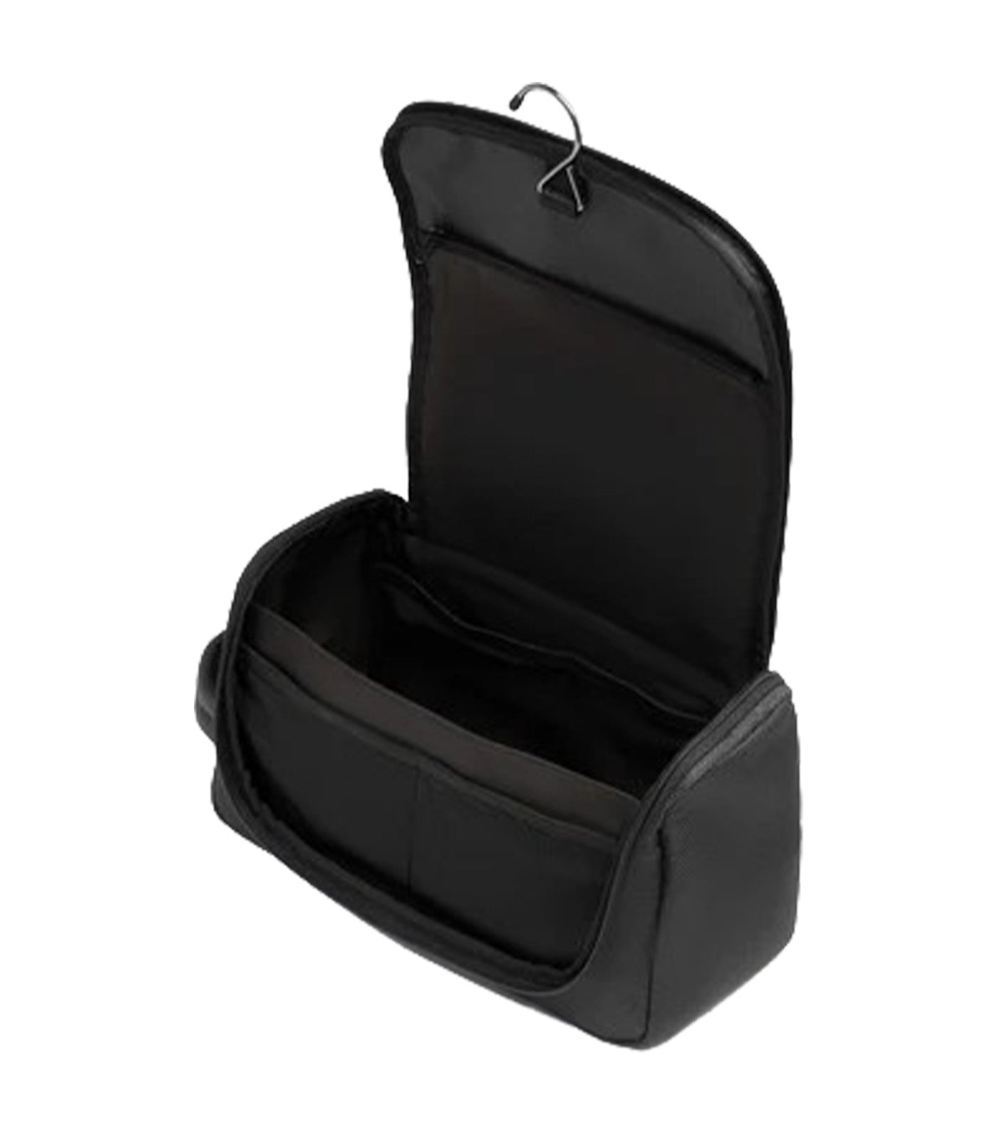 Toiletry Bag in Recycled Textile Black