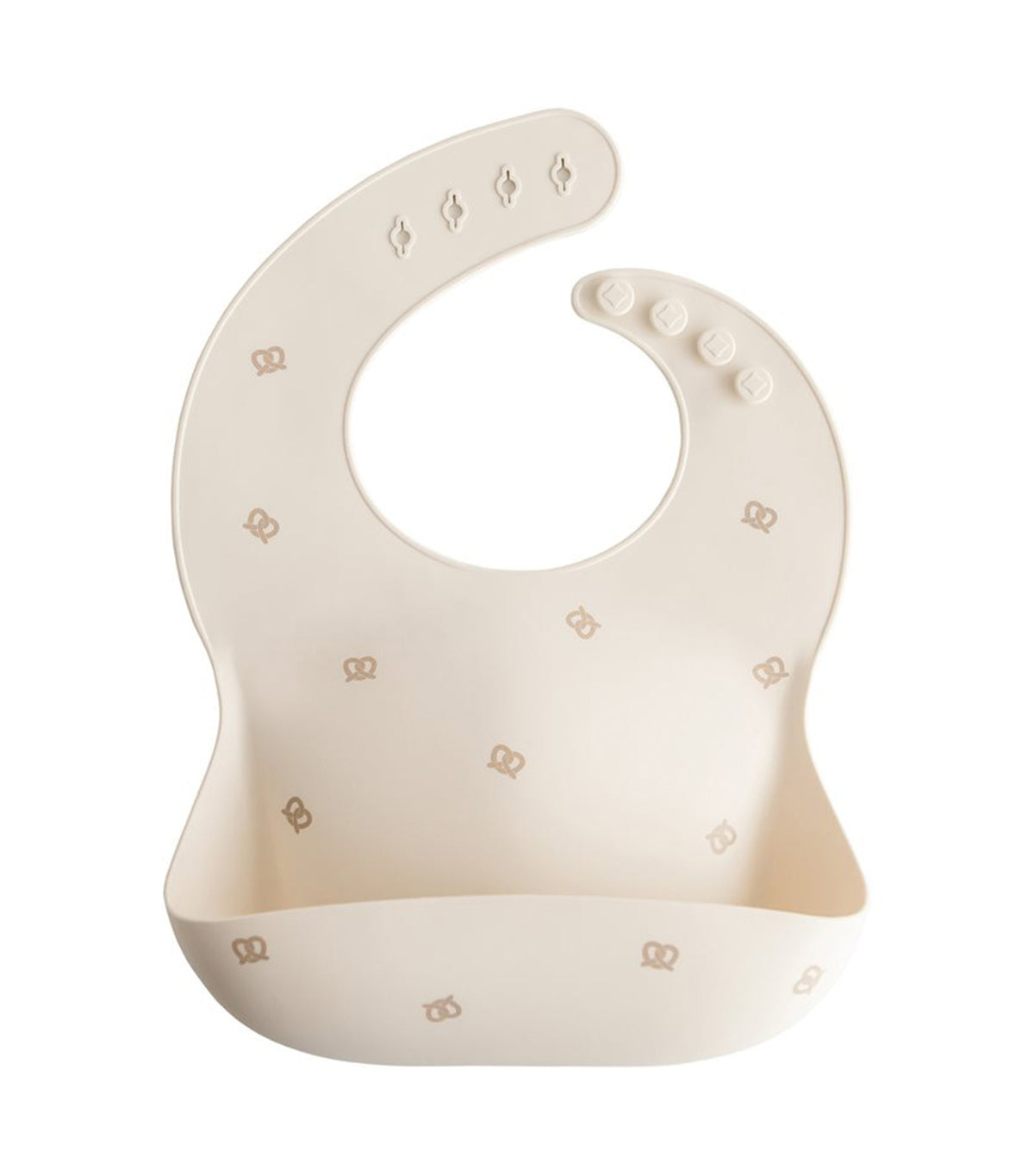Silicone Bib Pretzel