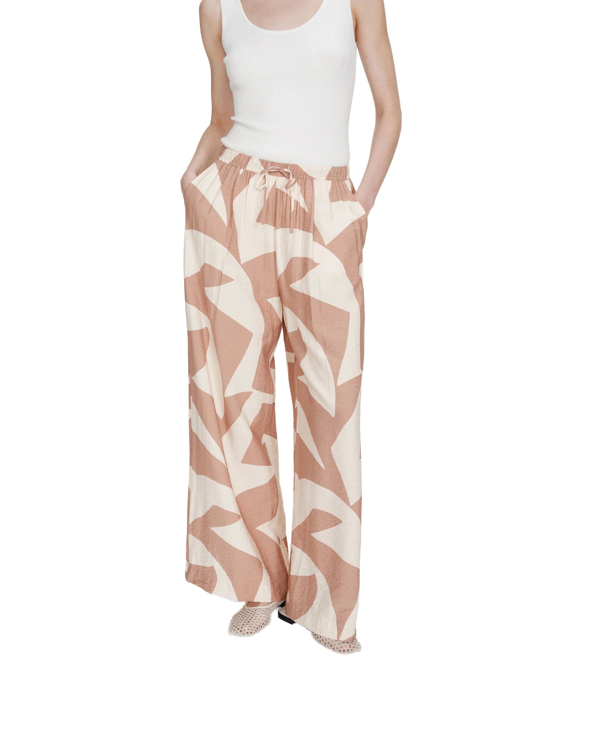 Veni Wide Trousers Mocha