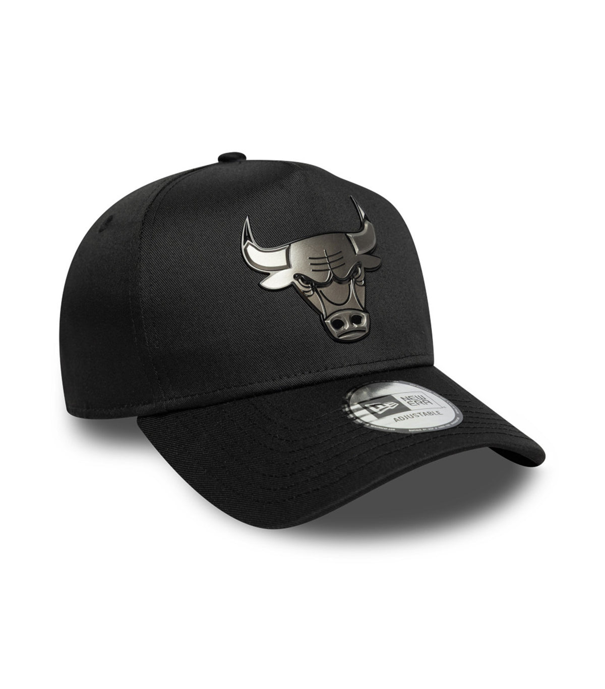 Chicago Bulls Metallic Frame 9FORTY E-Frame Adjustable Cap Black