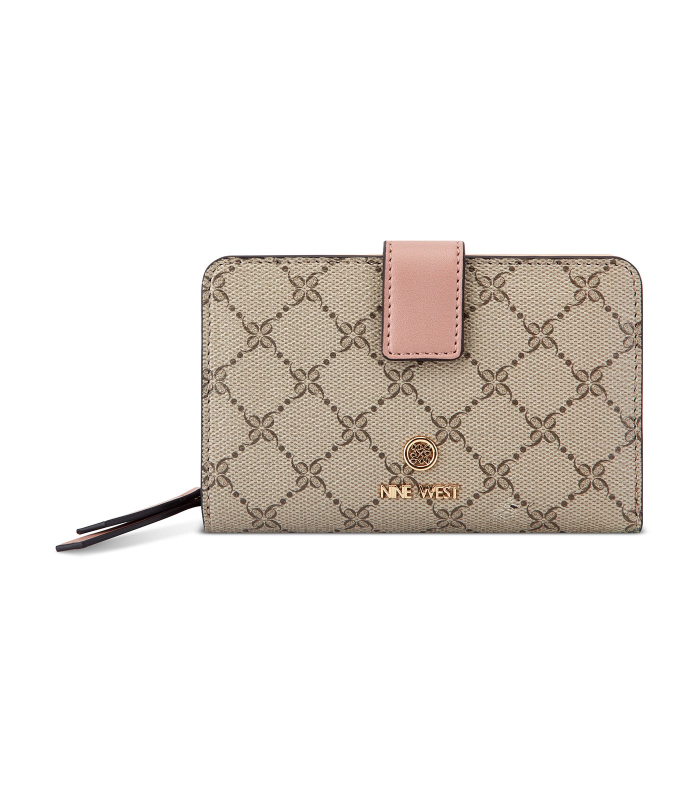 Lockup 9 SLG French Wallet Beige Logo/Dusk