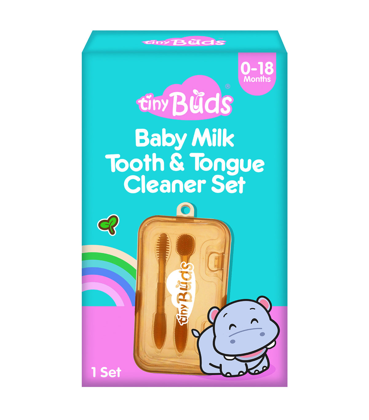 Baby Milk Tooth and Tongue Cleaner Set