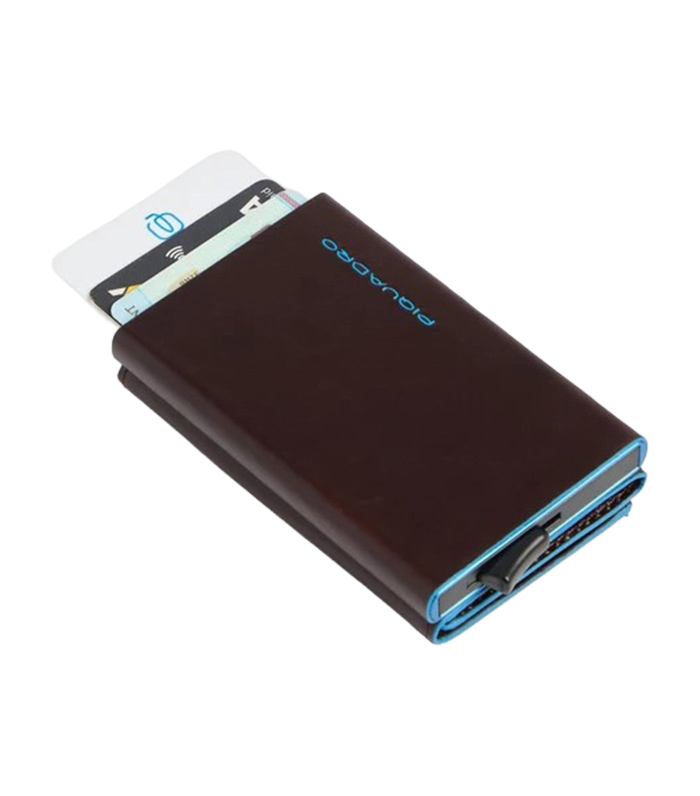 Pop-Up Wallet with Money Pocket Mahogany