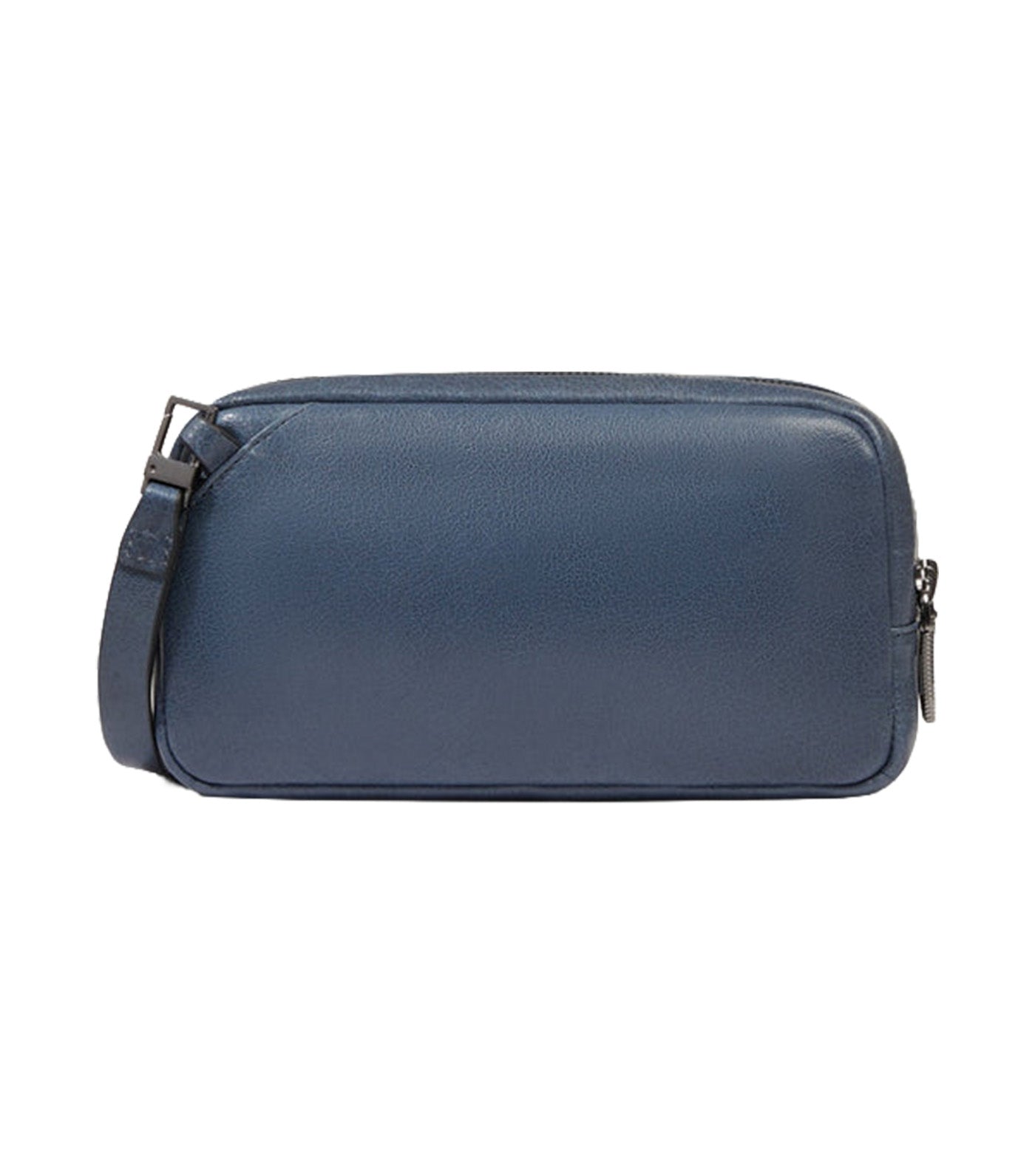 Leather Wristlet Steel Blue