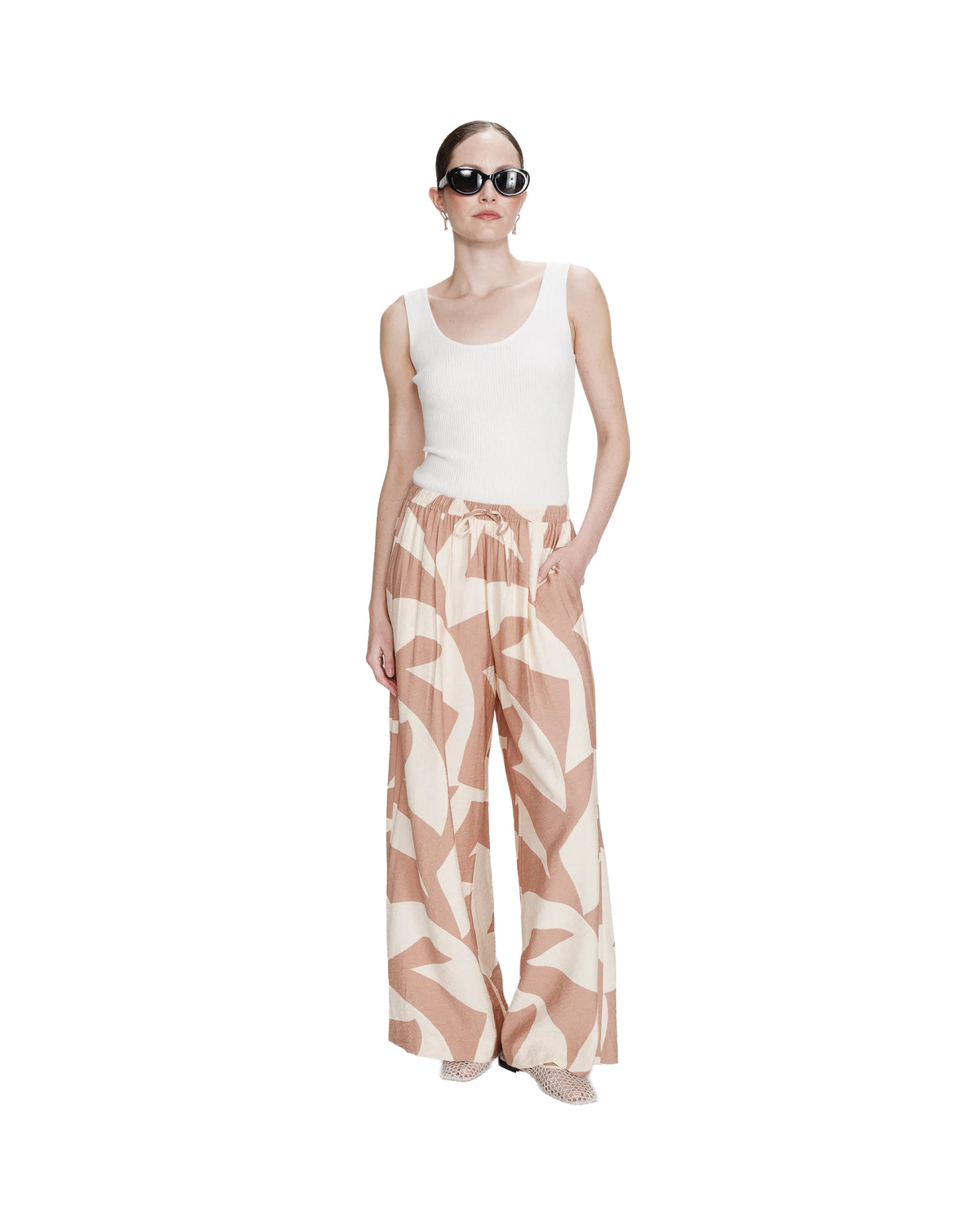 Veni Wide Trousers Mocha