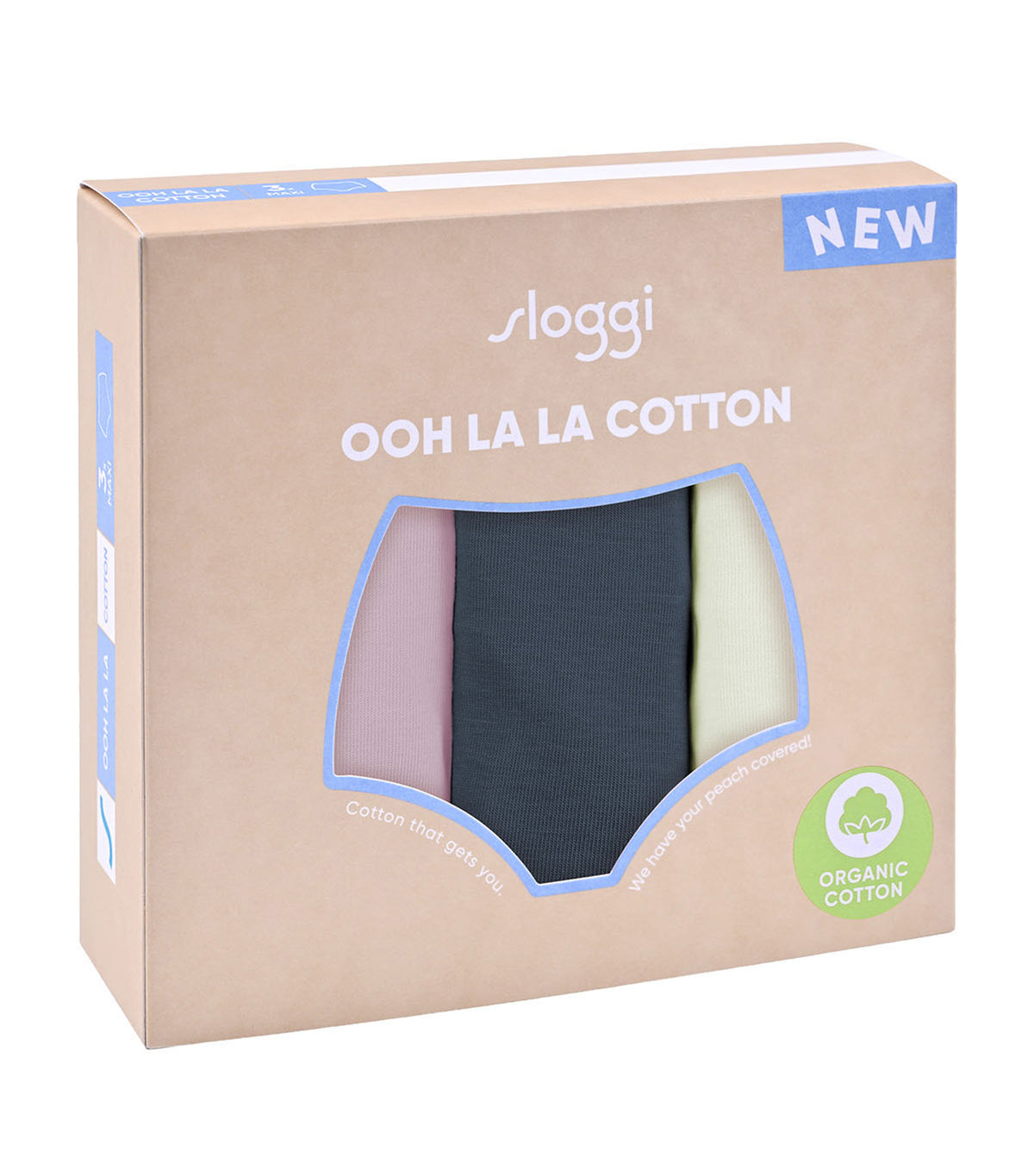 sloggi Ooh La La Cotton Maxi 3-Pack Assorted