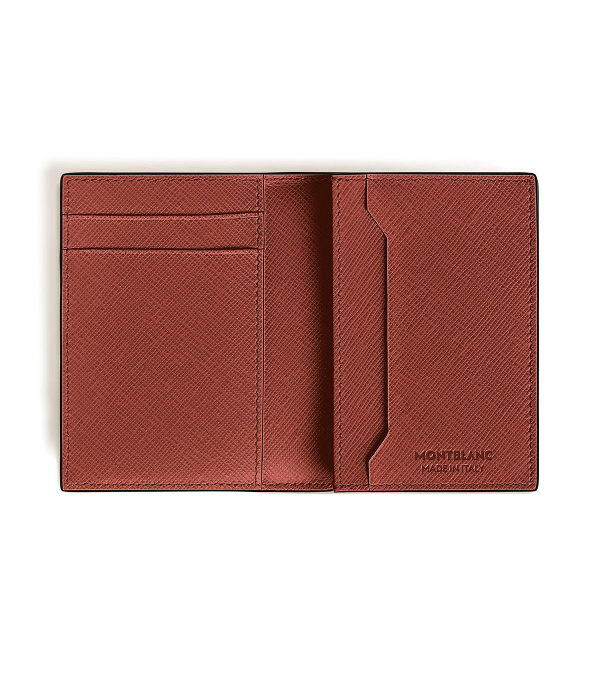 Card Holder 4cc in Sartorial Leather Red