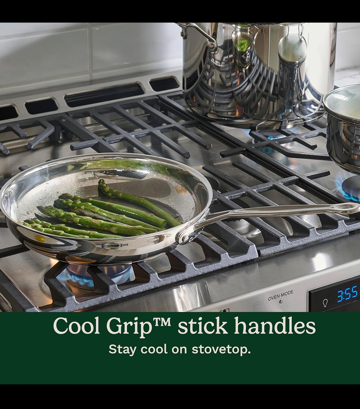 Cookware Set of 11 Silver