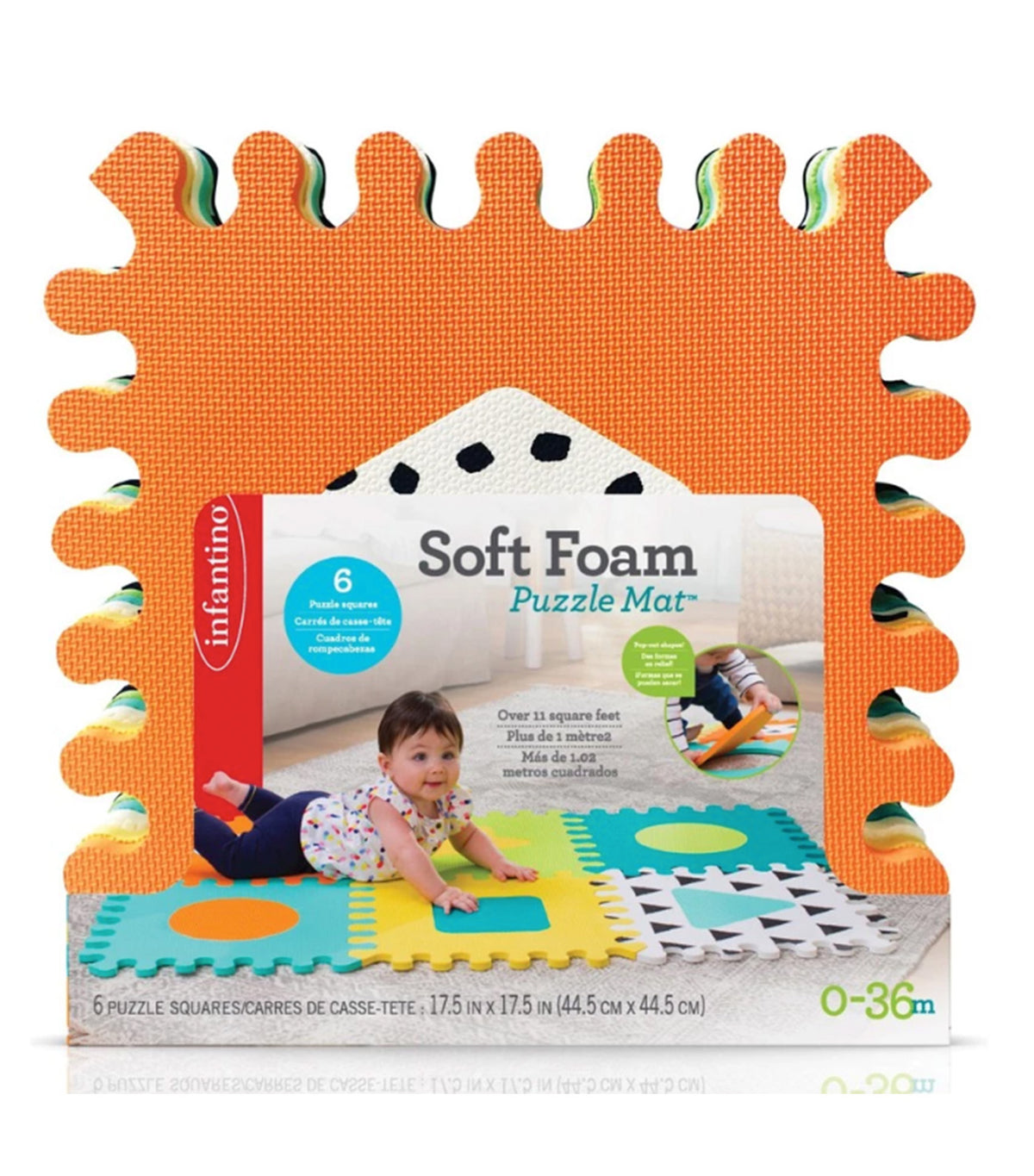Soft Foam Puzzle Mat Multicolor