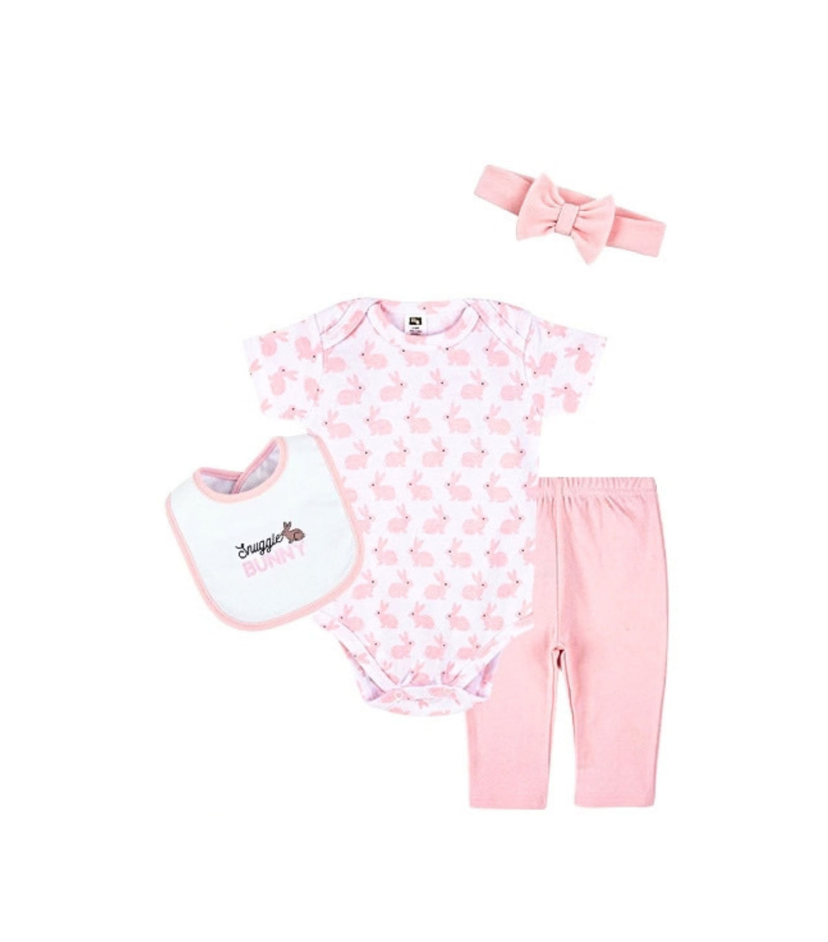 8pc Grow with Me Set Pink Honey Bunny