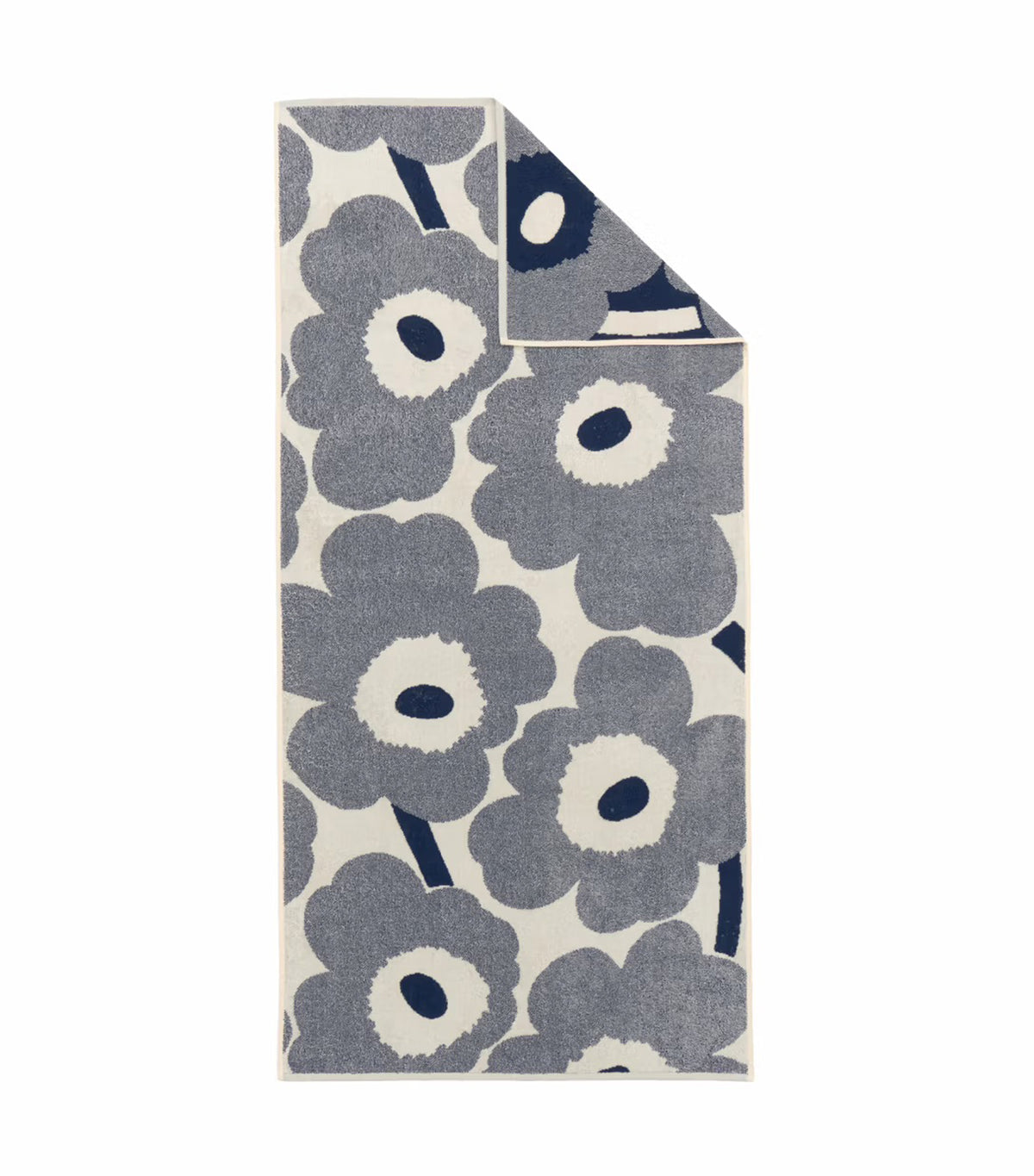 Unikko Bath Towel Off White/Blueberry