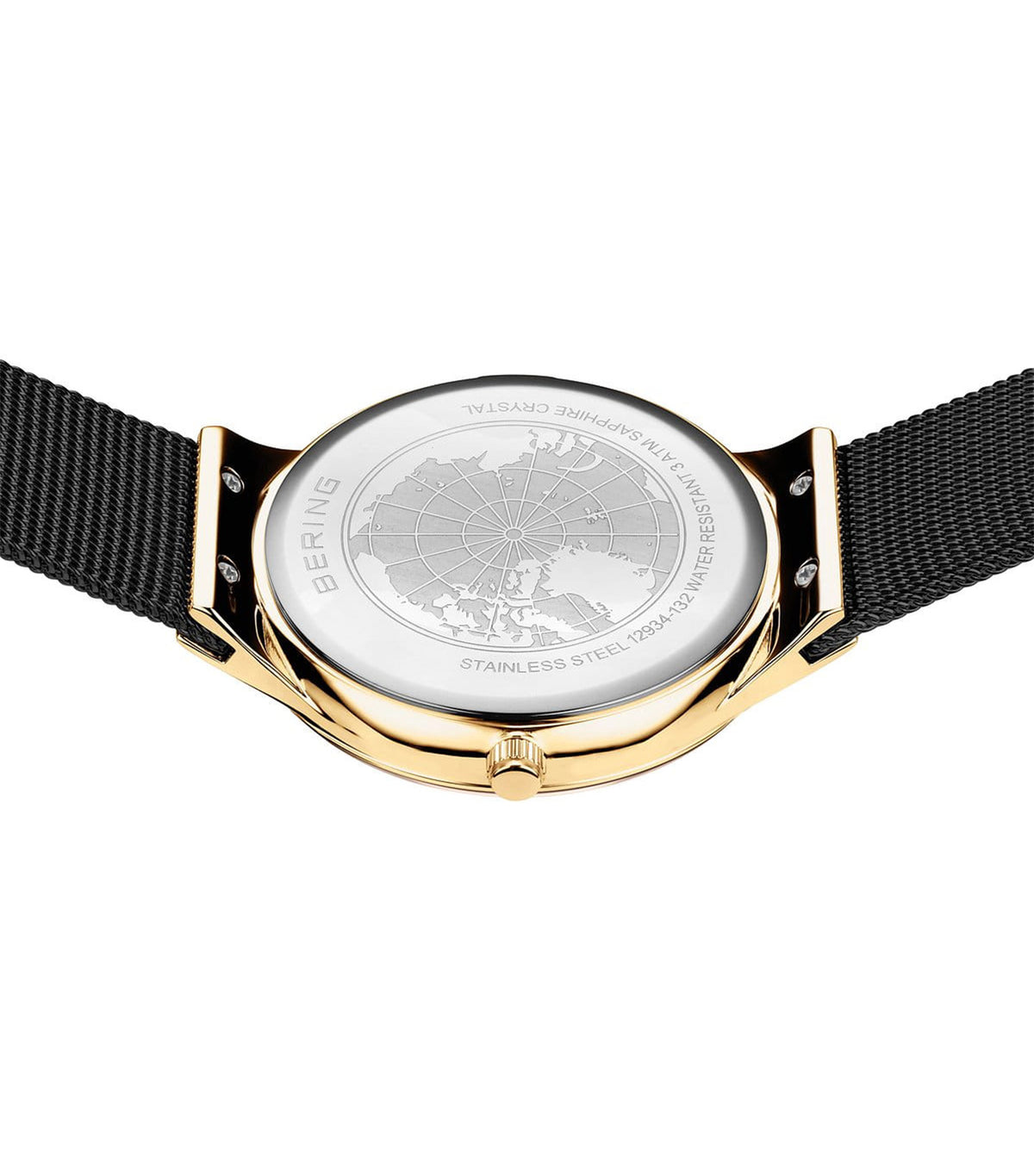 12934-132 Women's Steel MOP Dial Watch Black/Gold