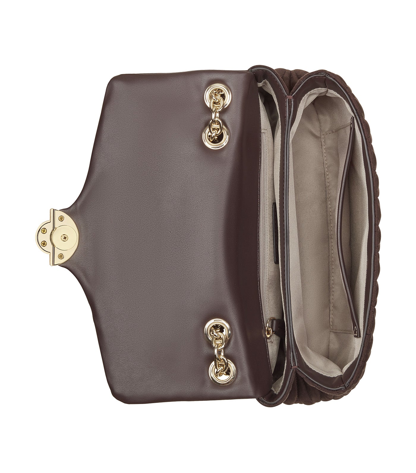 Jaslee Convertible Crossbody Flap Raisin