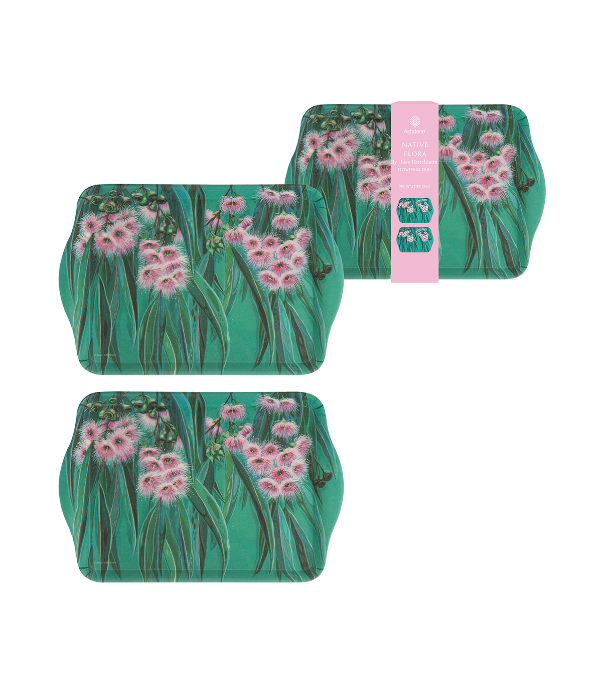 Native Flora Flowering Gum Scatter Tray Set of 2