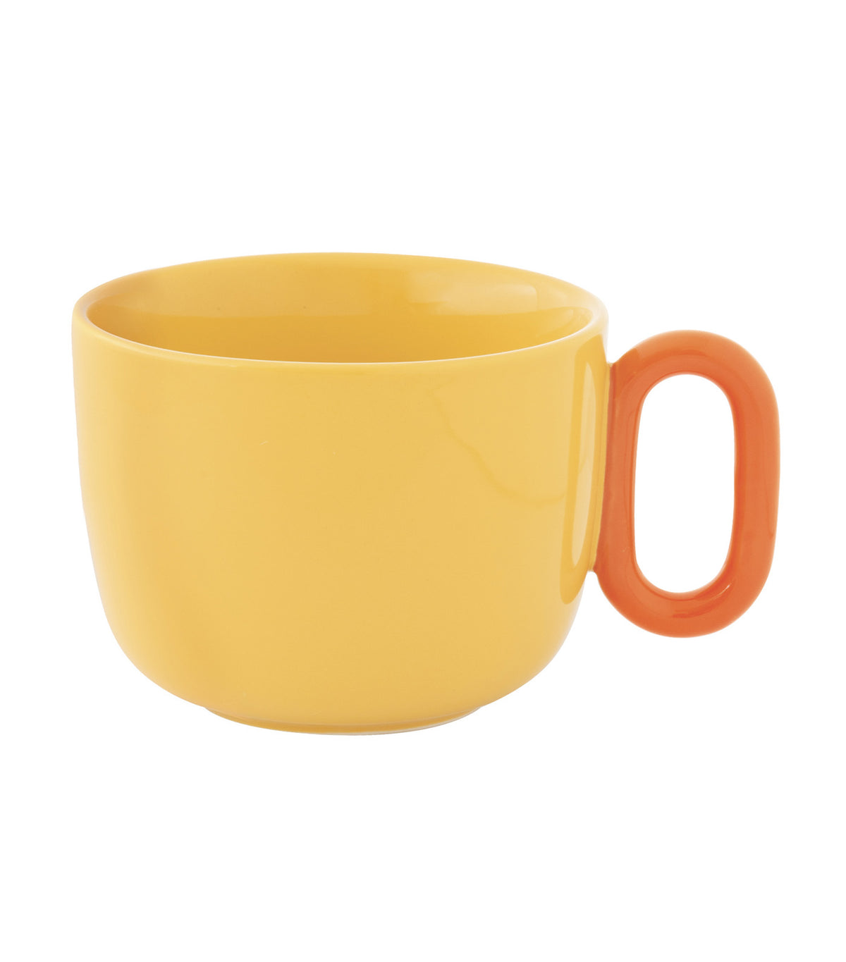 Creative Colored Porcelain Breakfast Cup Yellow