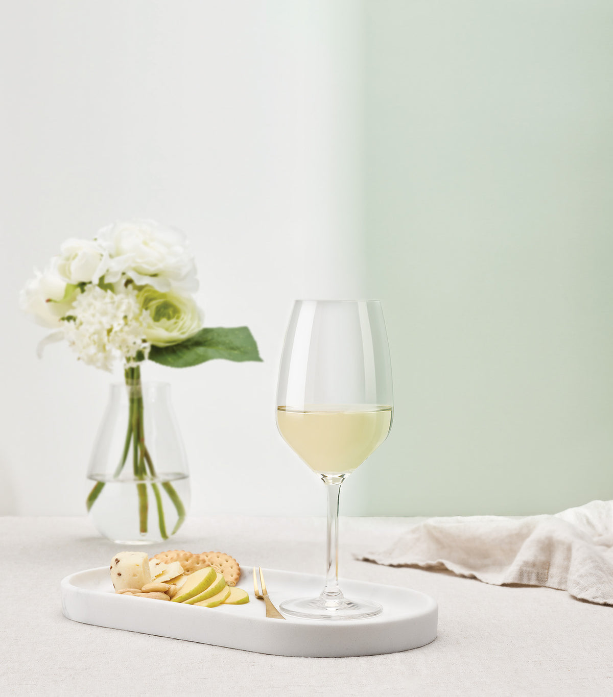 Prime White Wine Glass 42cl Set of 4 Transparent