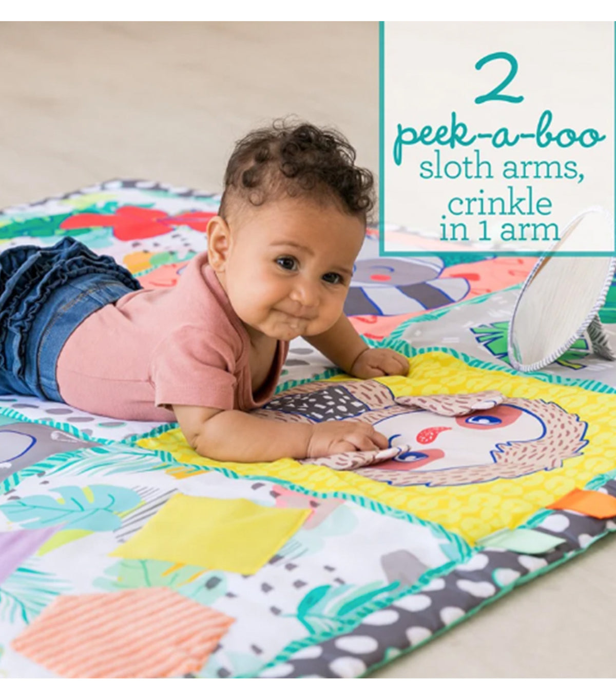Giant Sensory Discovery Mat XL (4ft x 4ft) Animals