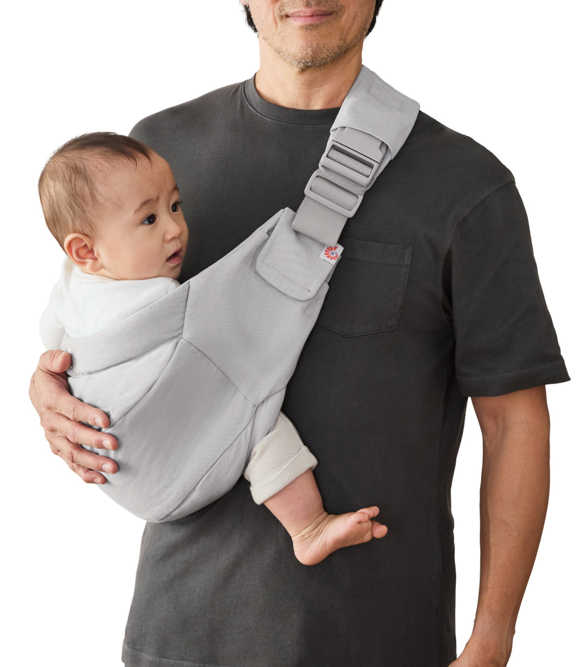 Upsie Sling Carrier Pearl Gray