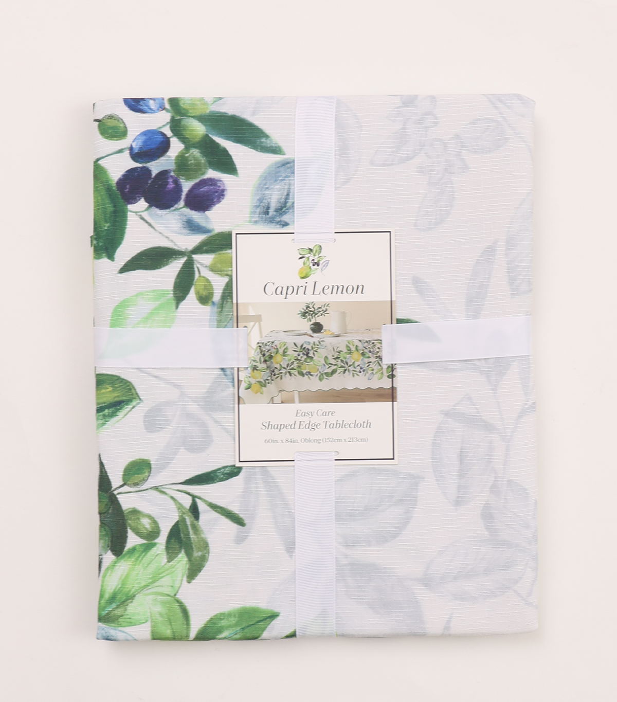 Capri Lemons Polyester Tablecloth