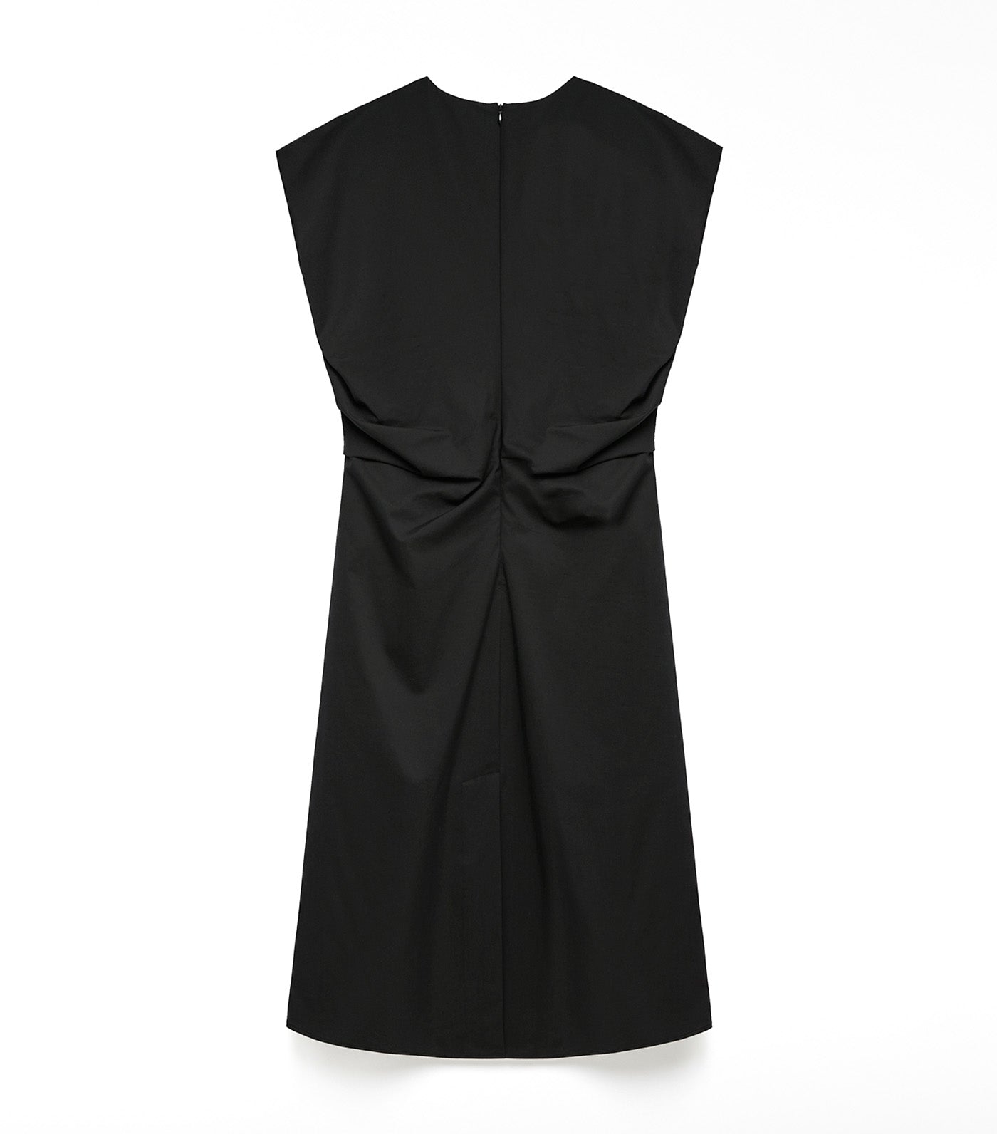 Puffed Sleeve Dress Black
