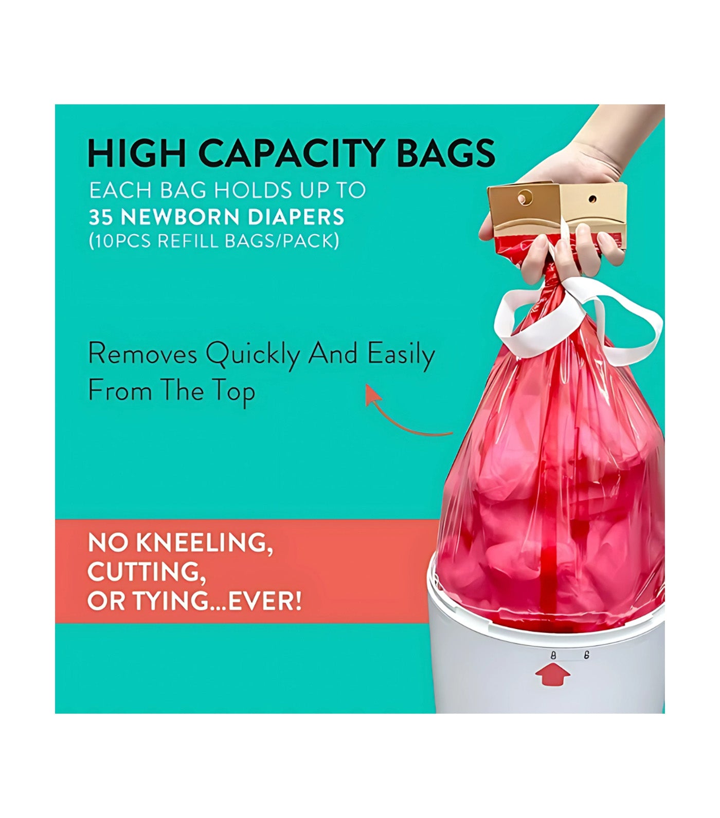 Diaper Twist'r Diaper Pail and Refill Bag