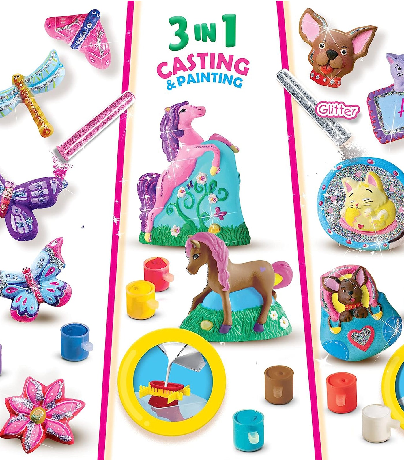 3-in-1 Casting and Painting Craft Kit