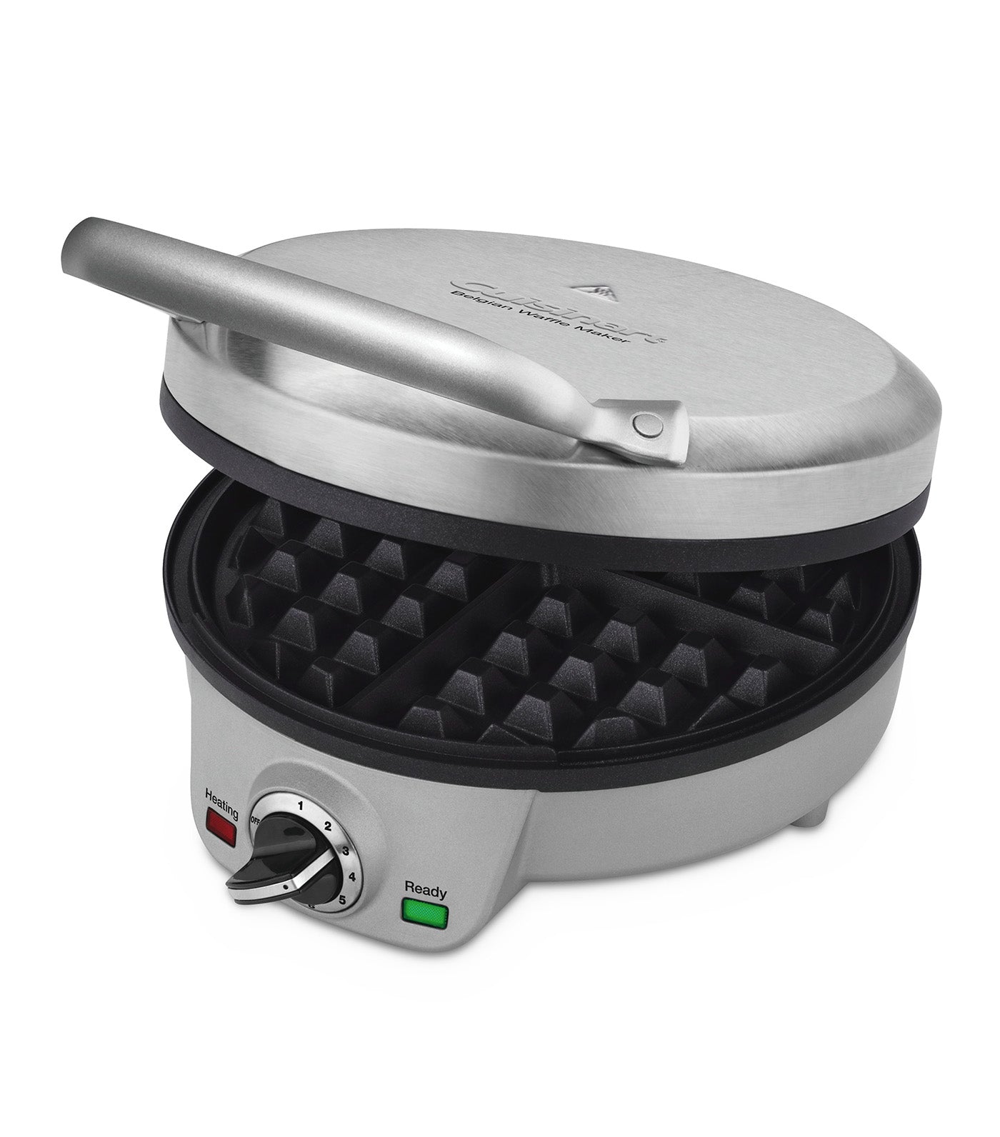 4-Slice Belgian Waffle Maker - Silver