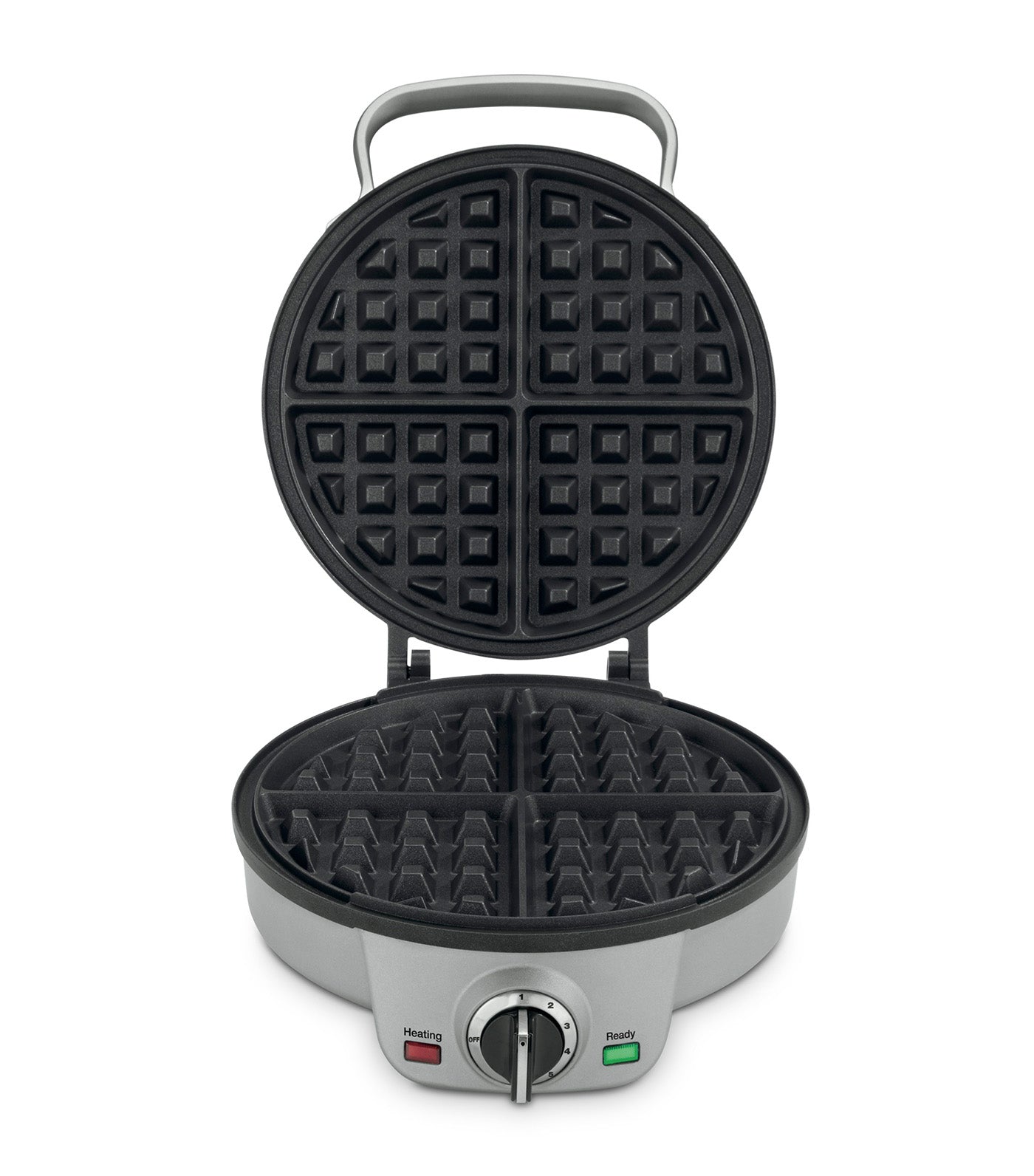 4-Slice Belgian Waffle Maker - Silver