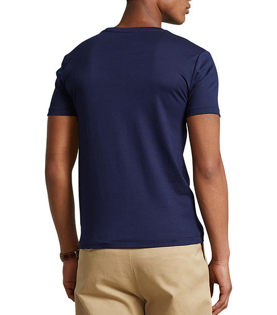 Men's Custom Slim Fit Soft Cotton T-Shirt French Navy