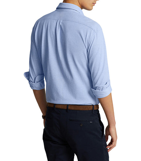 Men's Knit Oxford Shirt Harbor Island Blue