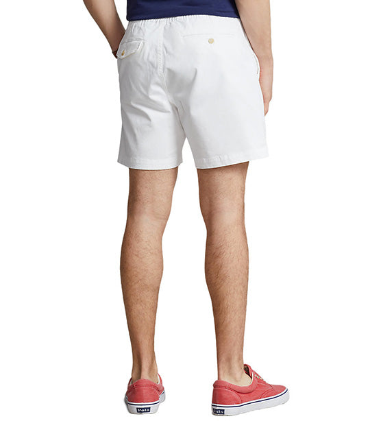 Men's Polo Prepster 6in Stretch Chino Shorts White