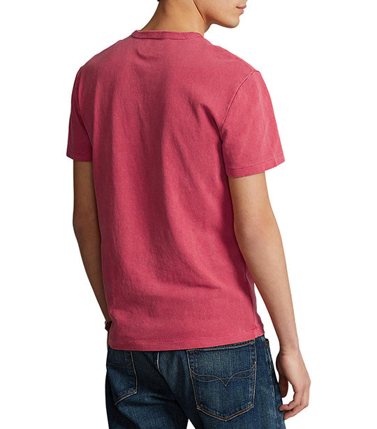 Men's Custom Slim Fit Logo Jersey Tee Evening Post Red