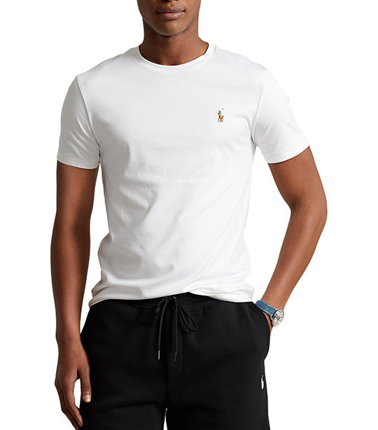 Men's Custom Slim Fit Soft Cotton T-Shirt White