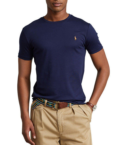 Men's Custom Slim Fit Soft Cotton T-Shirt French Navy