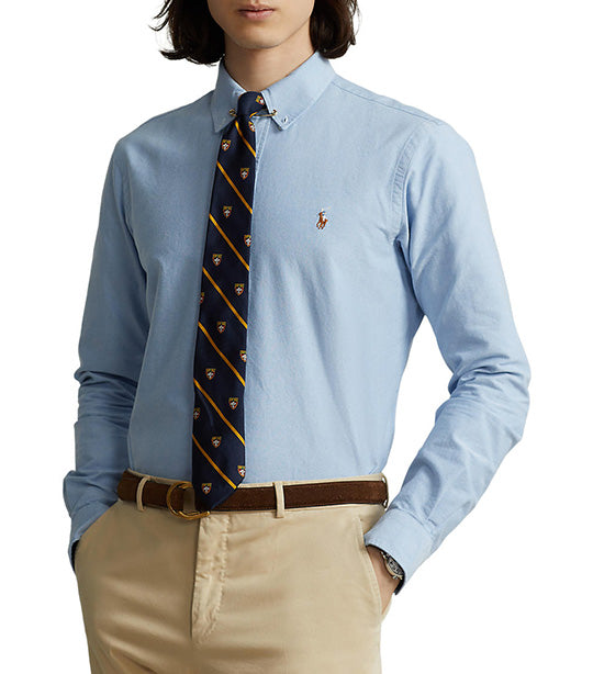 Men's Custom Fit Oxford Shirt Blue