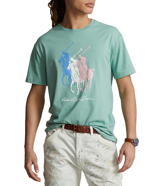 Men's Classic Fit Big Pony Jersey T-Shirt Essex Green