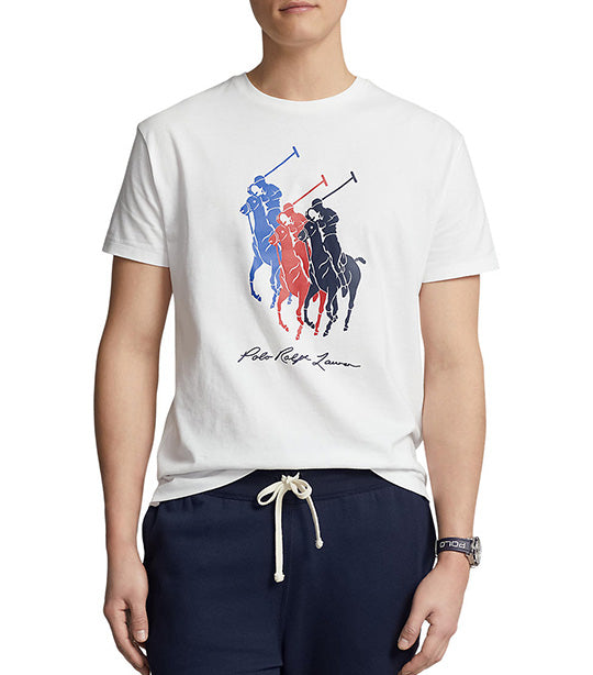 Men's Classic Fit Big Pony Jersey T-Shirt White
