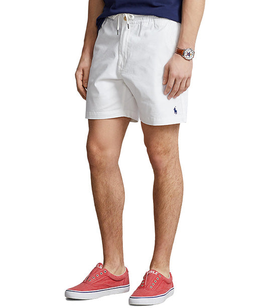 Men's Polo Prepster 6in Stretch Chino Shorts White