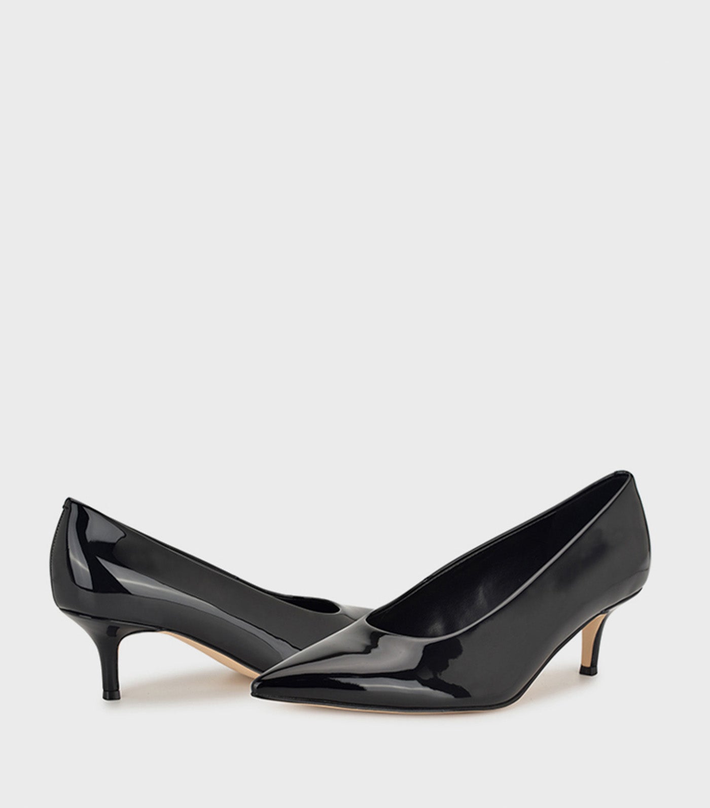 Adalys Glossy Pointed Toe Pumps