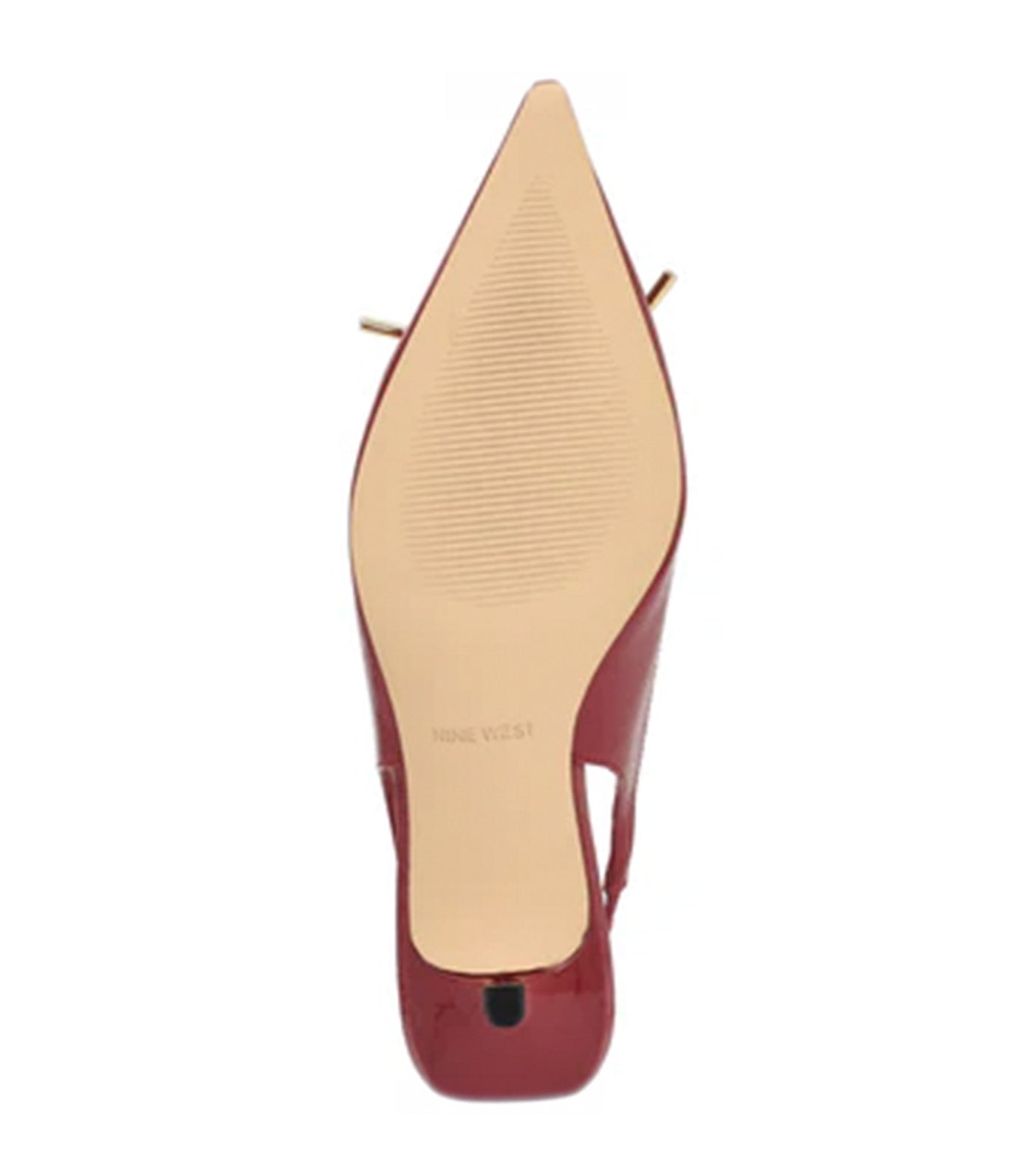 Anora Kitten Heel Slingback Pumps Dark Red