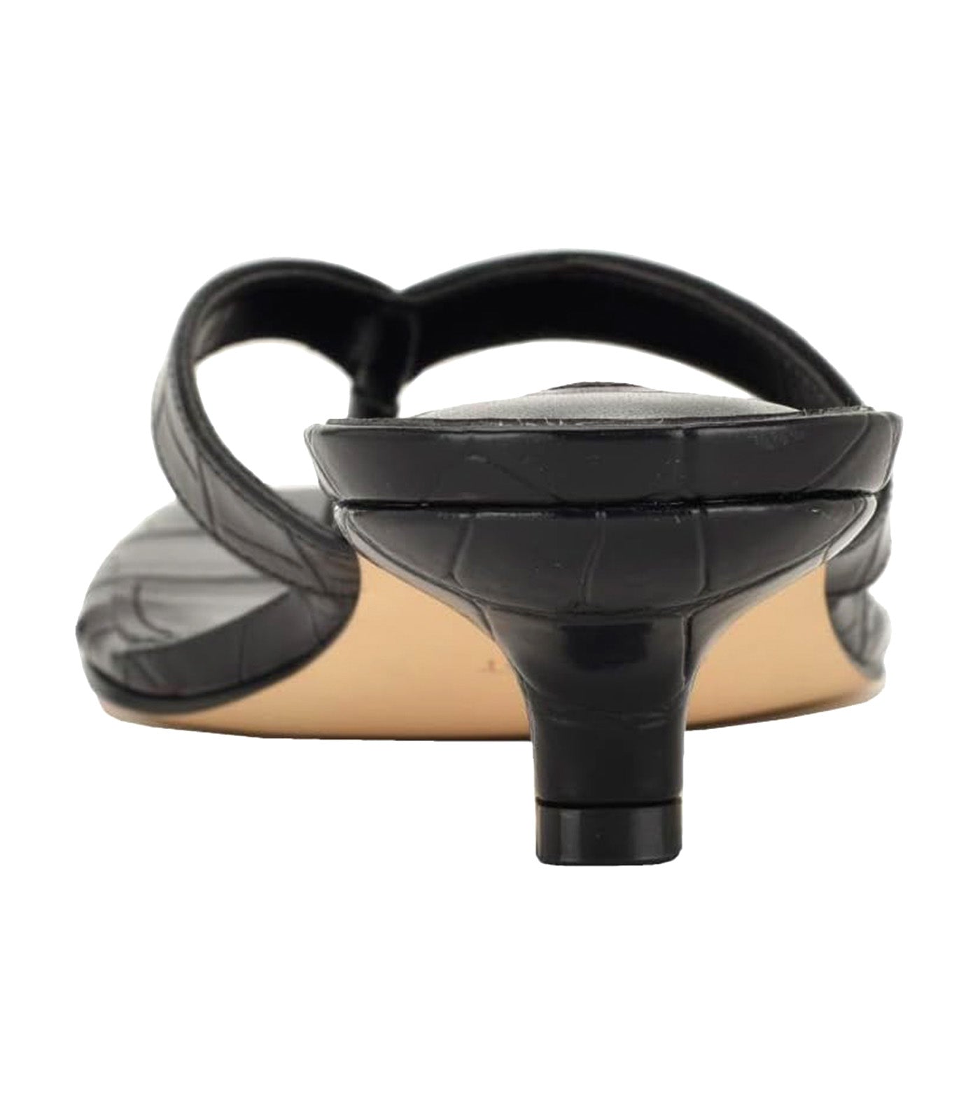 Cassa Croc Textured Heeled Sandals