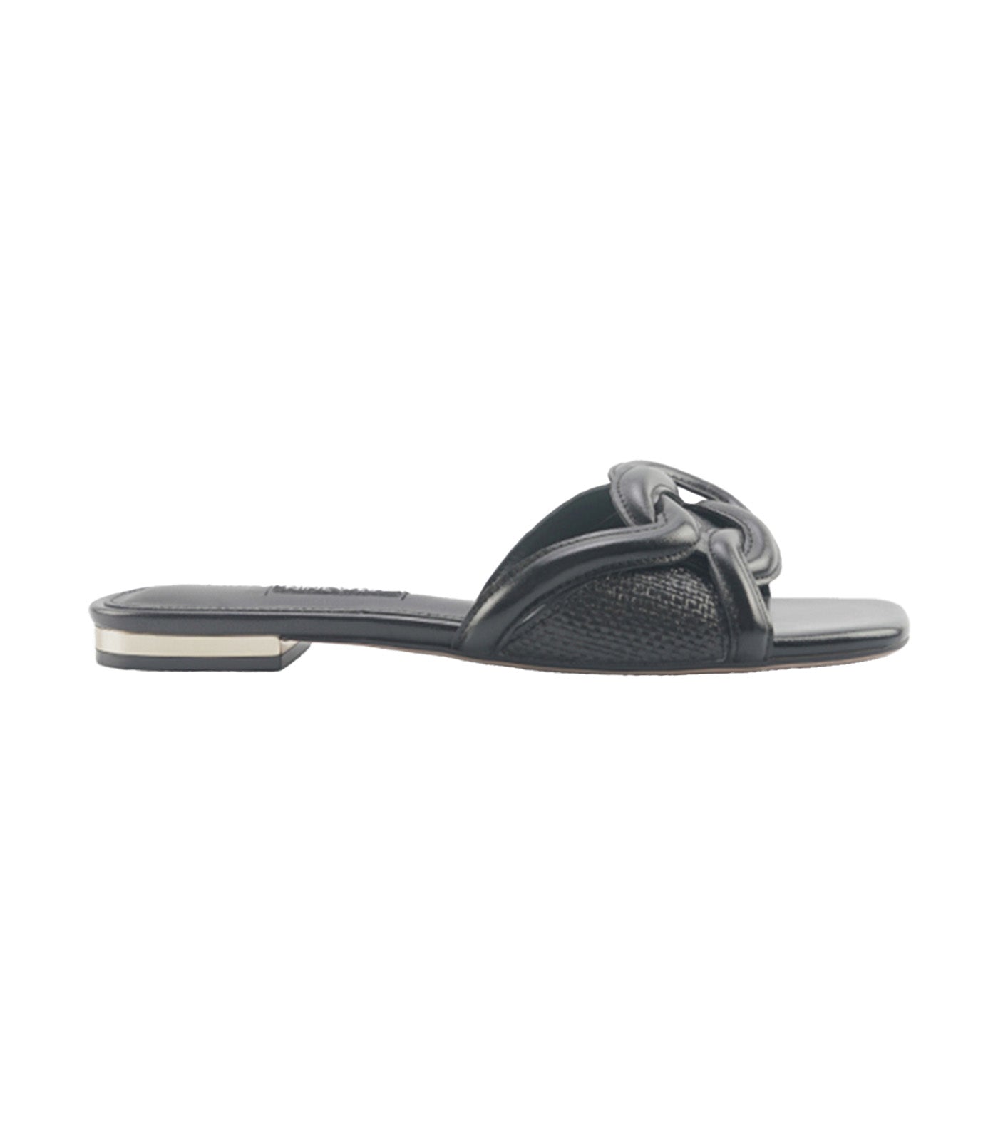 Etsia Metallic Flat Sandals