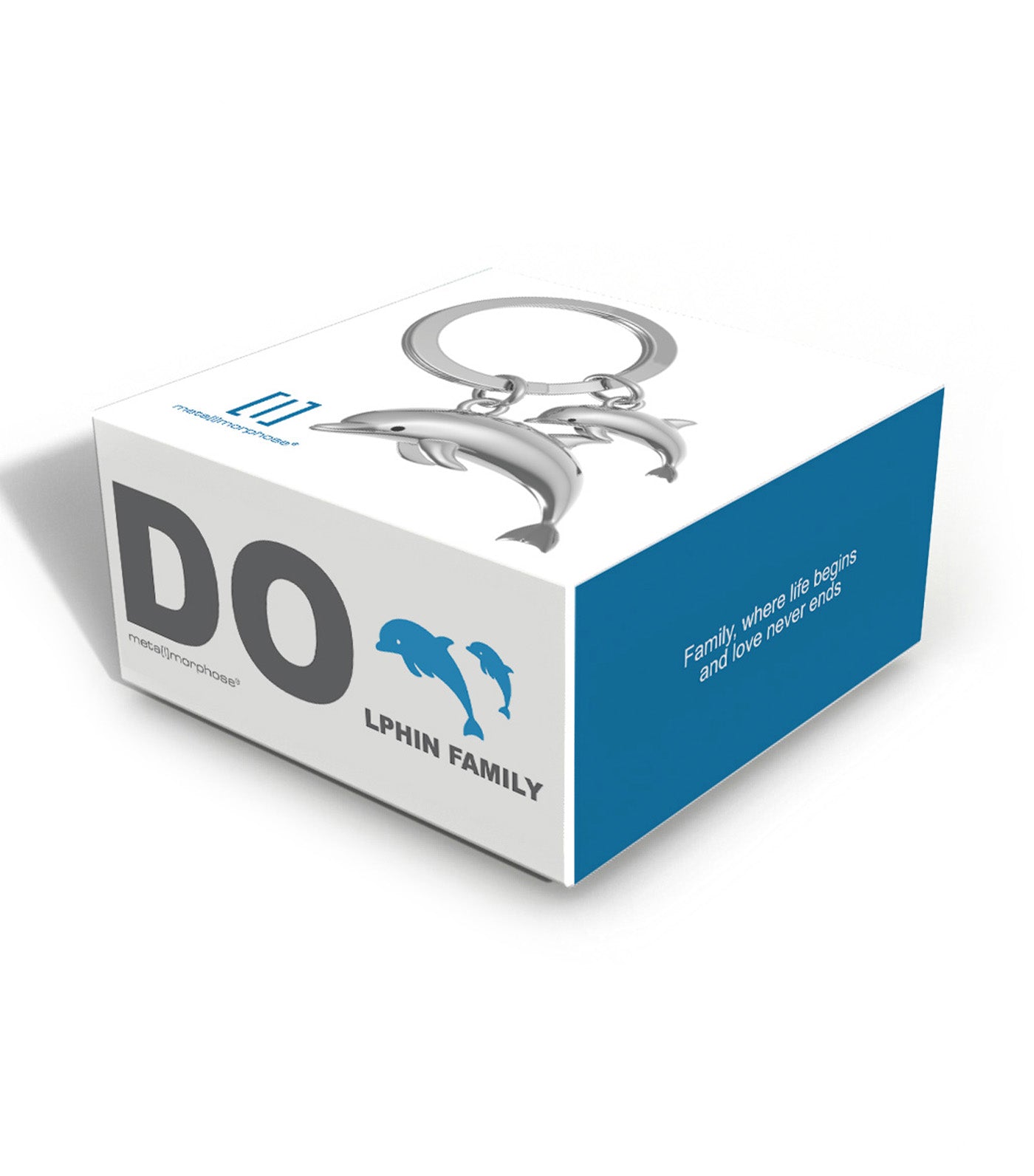 Meta[l]morphose Dolphin Family Keyring