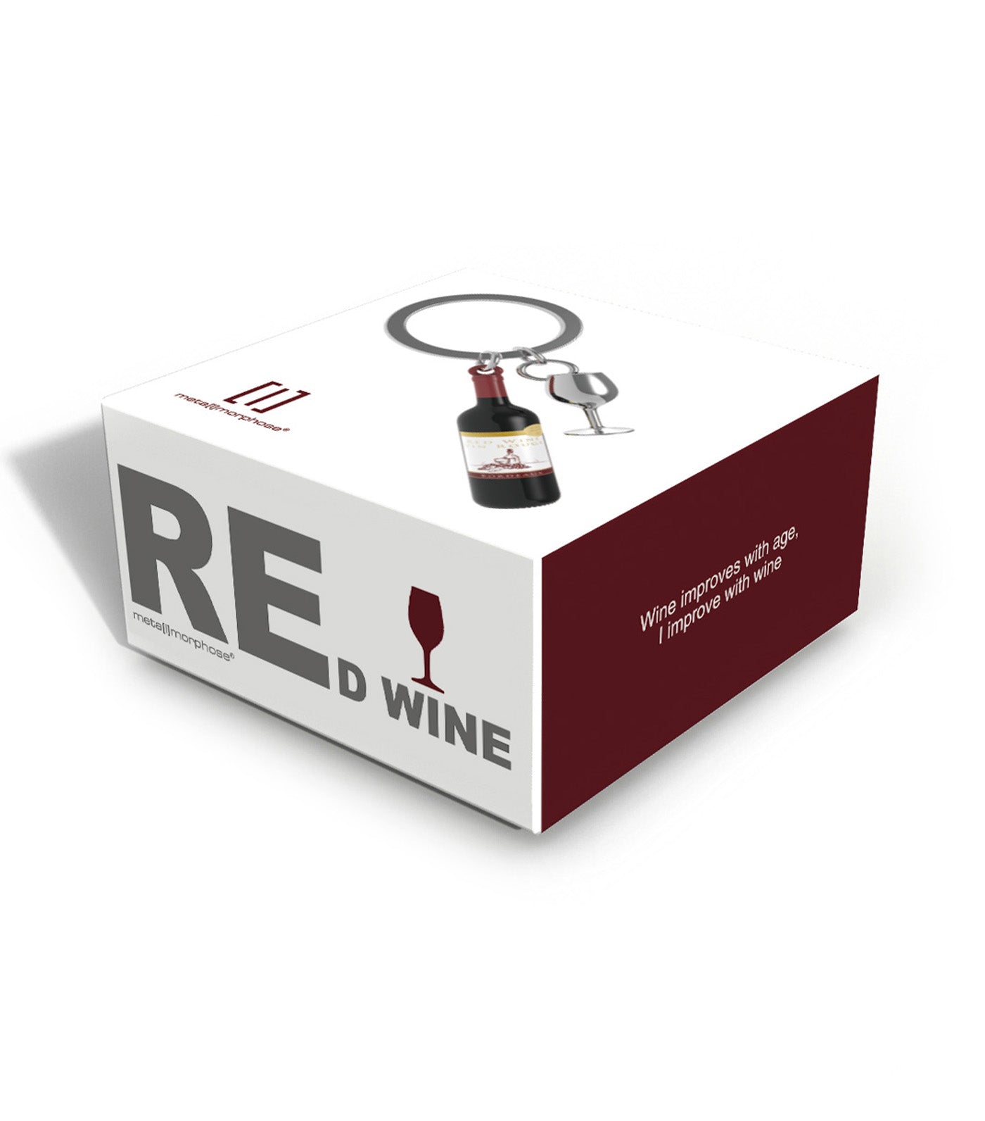 Red Wine Key Ring