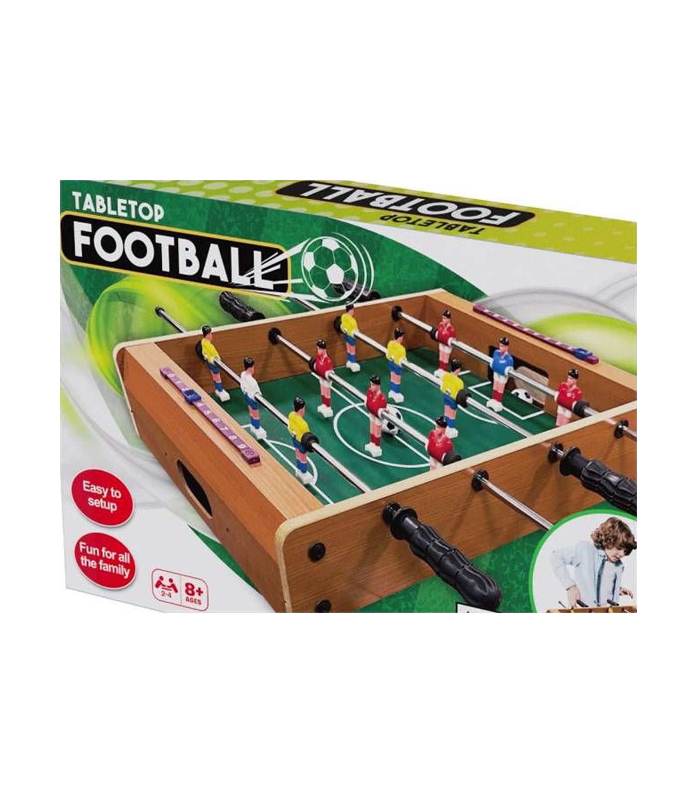 Wooden Tabletop Football