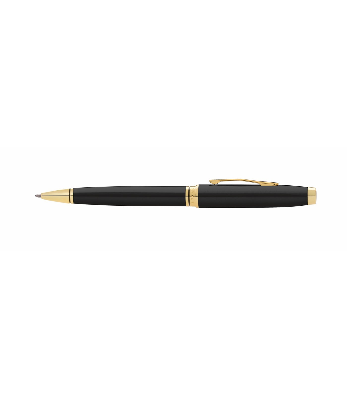 Coventry Black Lacquer with Gold Ballpoint Pen