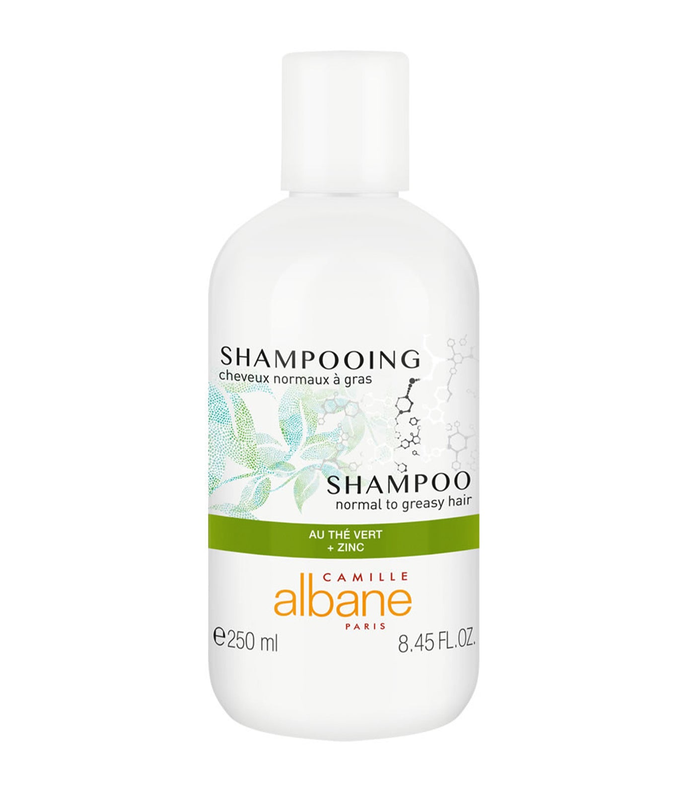 Shampoo For Normal To Oily Hair - With Green Tea + Zinc